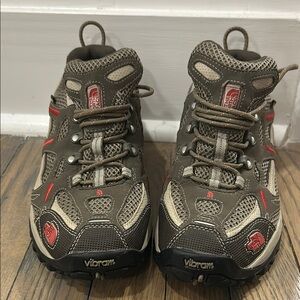 The North Face Brown Athletic Shoes with Rugged Design